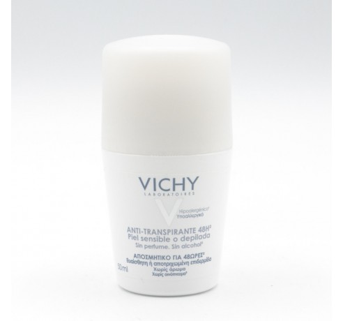 VICHY DESODORANTE PIEL SENSIBLE TAPON BLANCO Desodorantes