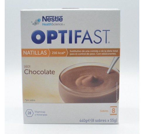 OPTIFAST NATILLAS CHOCOLATE 8 U Complementos