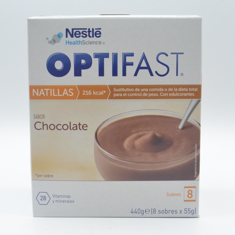 OPTIFAST NATILLAS CHOCOLATE 8 U Complementos
