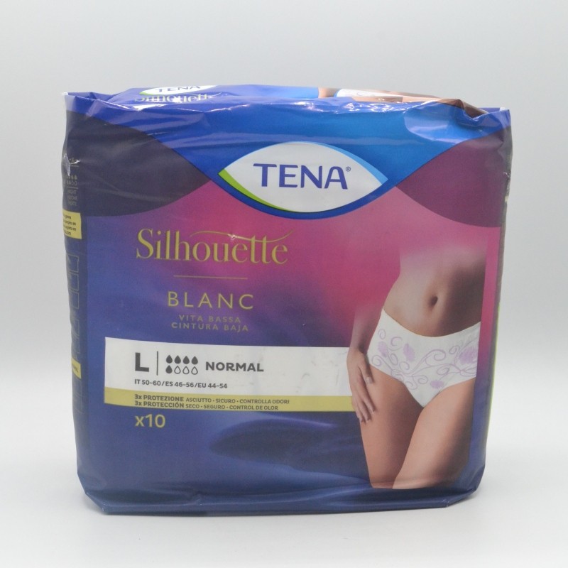 TENA LADY PANTS BLANCO T/G 10 U Cuidado del adulto