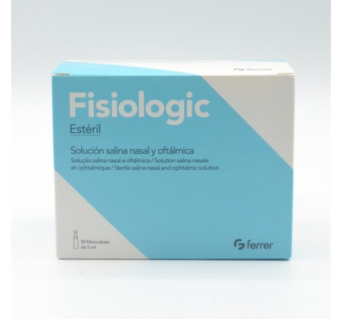 SOLUCION FISIOLOGICA NASAL Y OFTALMICA FERRER 30 Limpieza y cuidado de las heridas