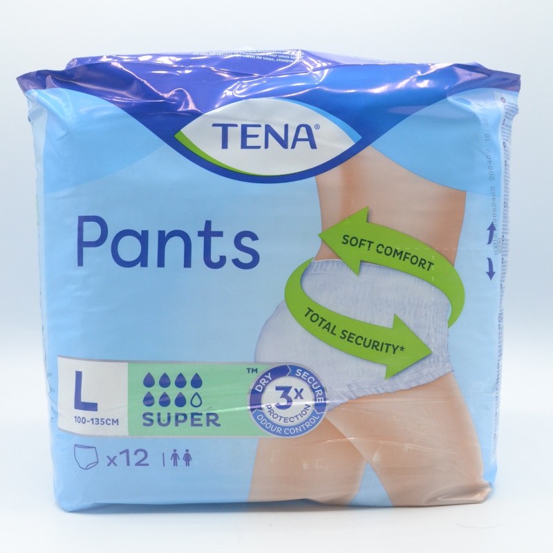 TENA PANTS SUPER T/L GRANDE 12 UDS. Cuidado del adulto