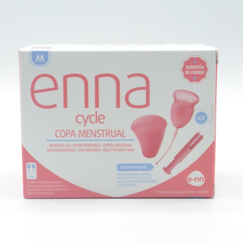 COPA MENSTRUAL ENNA CYCLE T- M CON APLICADOR Menstruación