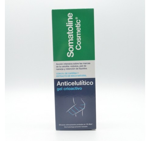 SOMATOLINE GEL CRIOACTIVO 250 ML Anticelulíticos y reafirmantes