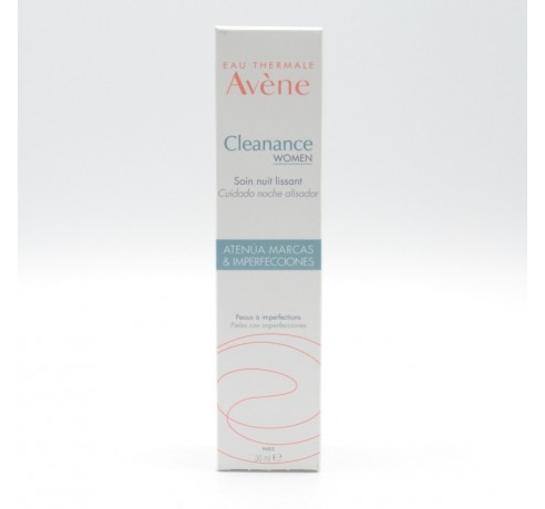 AVENE CLEANANCE WOMAN CUIDADO NOCHE ALISADOR 30 ML Acné