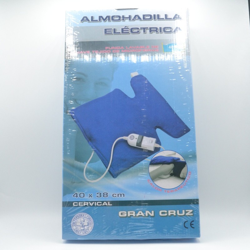 ALMOHADILLA ELECTRICA CERVICAL GRAN CRUZ Terapia frío/calor