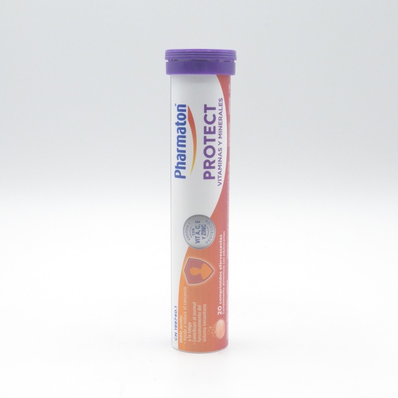PHARMATON PROTECT 20 COMPRIMIDOS EFERVESCENTES Complejos multivitamínicos PHARMATON PROTECT 20 COMPRIMIDOS EFERVESCENTES Complejos multivitamínicos