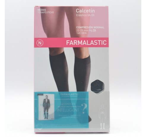 CALCETIN COMPRESION NORMAL NEGRO T/M FARMALASTIC Fajas y collarines