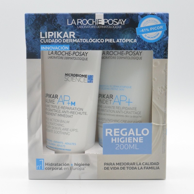 LIPIKAR AP+ BAUME 400ML + SYDNET 400ML + DUDU REGALO Hidratación y piel atópica