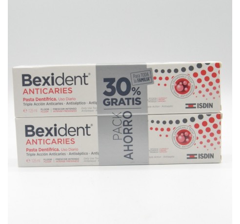 BEXIDENT ANTICARIES PASTA 125 ML + COLUT REGALO Encías, caries, dientes sensibles