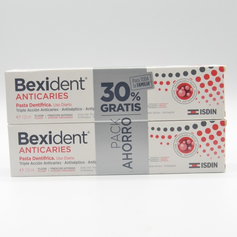 BEXIDENT ANTICARIES PASTA 125 ML + COLUT REGALO Encías, caries, dientes sensibles