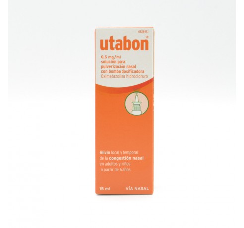 UTABON BOMBA DOSIFICADORA 0.5 MG/ML Congestión nasal