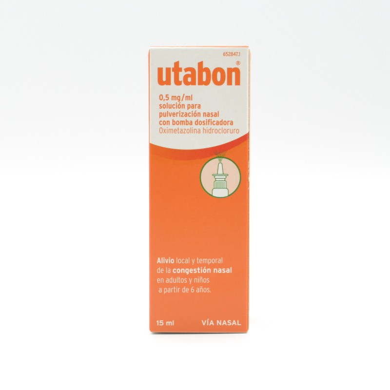 UTABON BOMBA DOSIFICADORA 0.5 MG/ML Congestión nasal