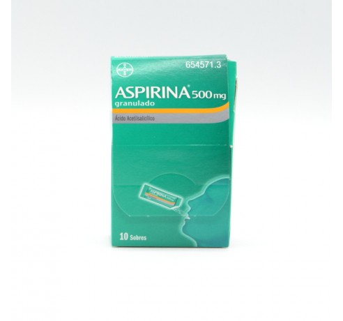 ASPIRINA 500 MG 10 SOBRES GRANULADO Otros anti-inflamatorios orales