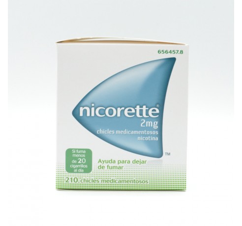 NICORETTE 2 MG 210 CHICLES Anti-tabáquicos