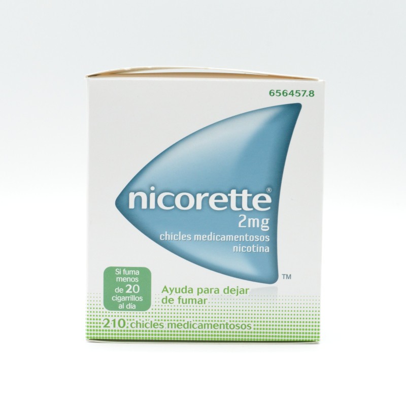 NICORETTE 2 MG 210 CHICLES Anti-tabáquicos