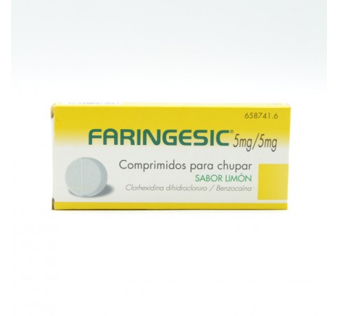 FARINGESIC LIMON 20 COMPRIMIDOS PARA CHUPAR Dolor de garganta