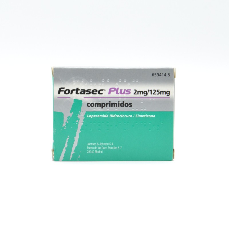 FORTASEC PLUS 2/125 MG 12 COMPRIMIDOS Antidiarreicos