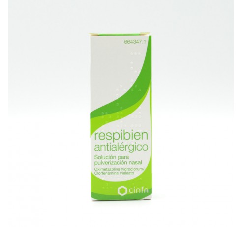 RESPIBIEN ANTIALERGICO NEBULIZADOR NASAL 15 ML Congestión nasal