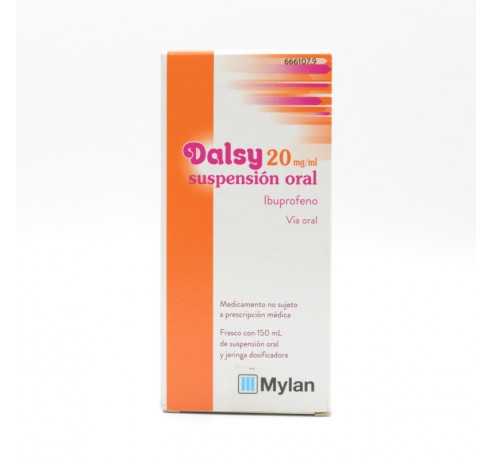 DALSY 20 MG/ML SUSPENSION ORAL 200 ML Paracetamol