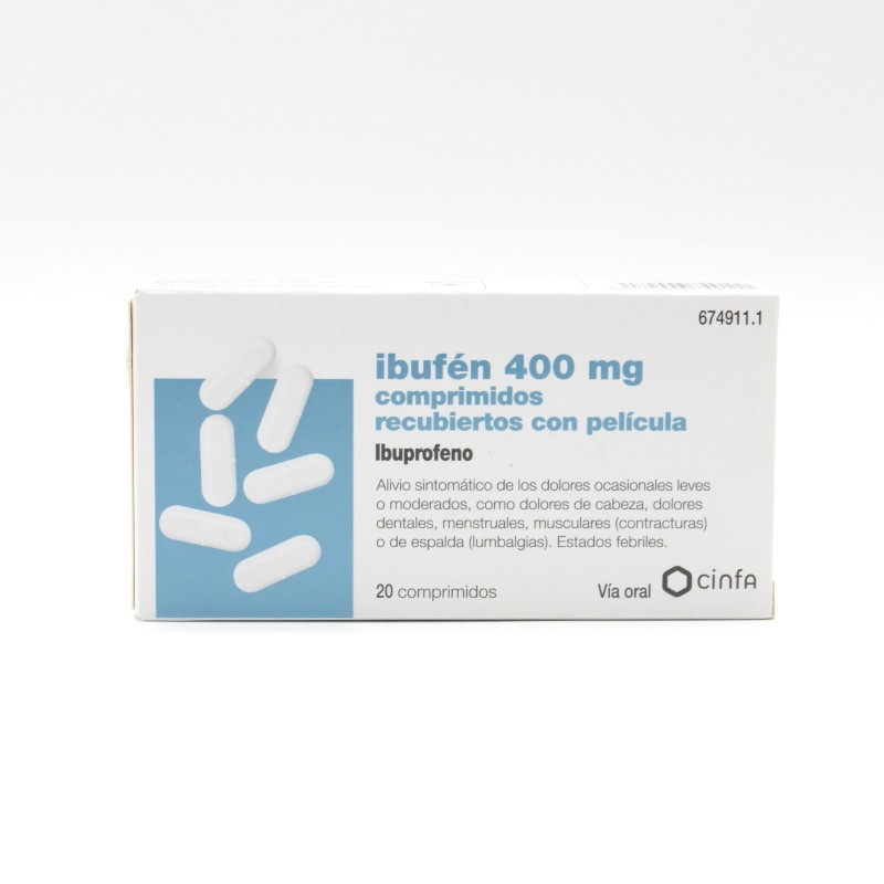 IBUFEN 20 COMPRIMIDOS Ibuprofeno