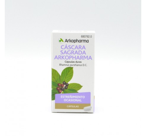 ARKO CASCARA SAGRADA 250 MG 50 CAPSULAS Antiflatulentos