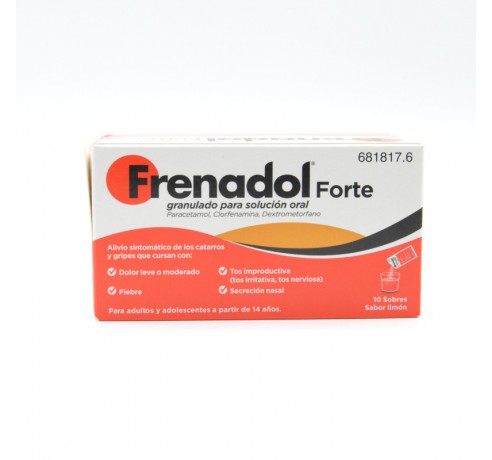 FRENADOL FORTE 10 SOBRES Antigripales