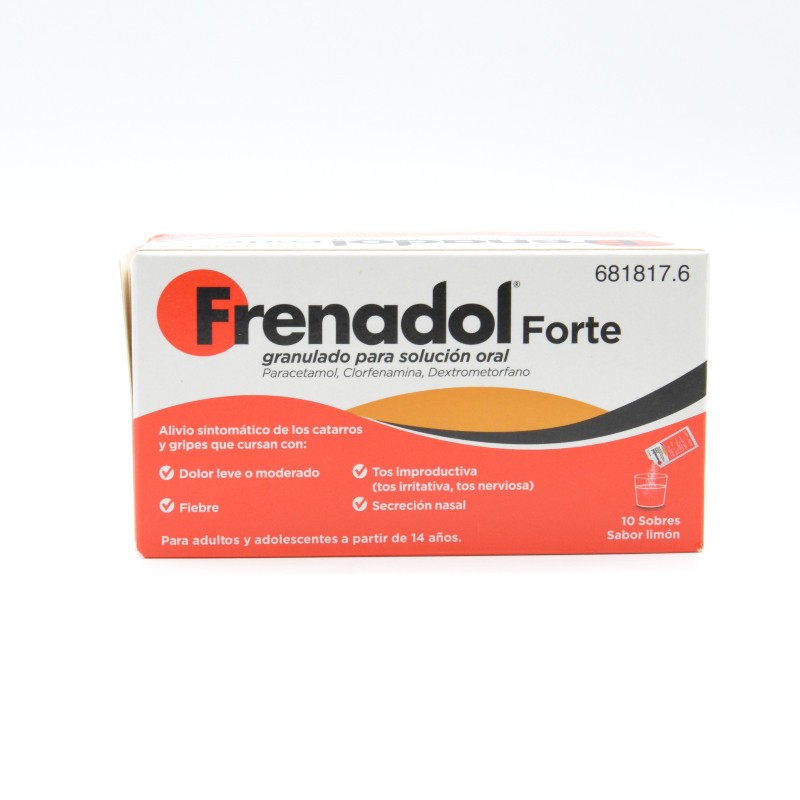 FRENADOL FORTE 10 SOBRES Antigripales