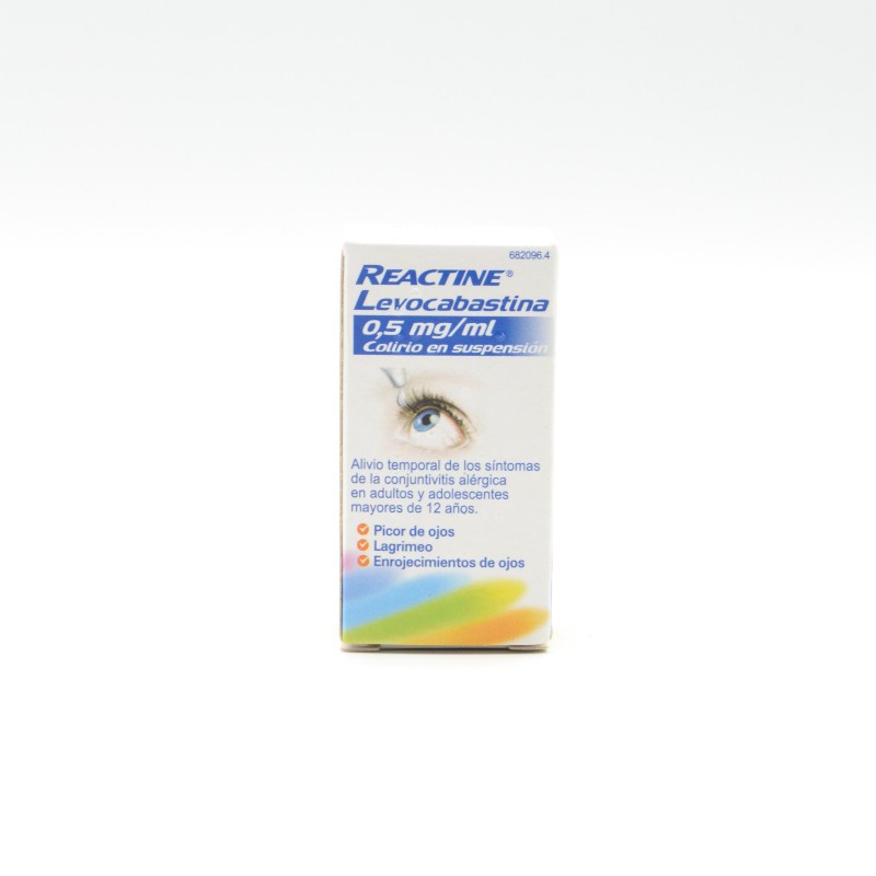 REACTINE LEVOCABASTINA 0.5 MG/ML COLIRIO 1 FRASC Ojos