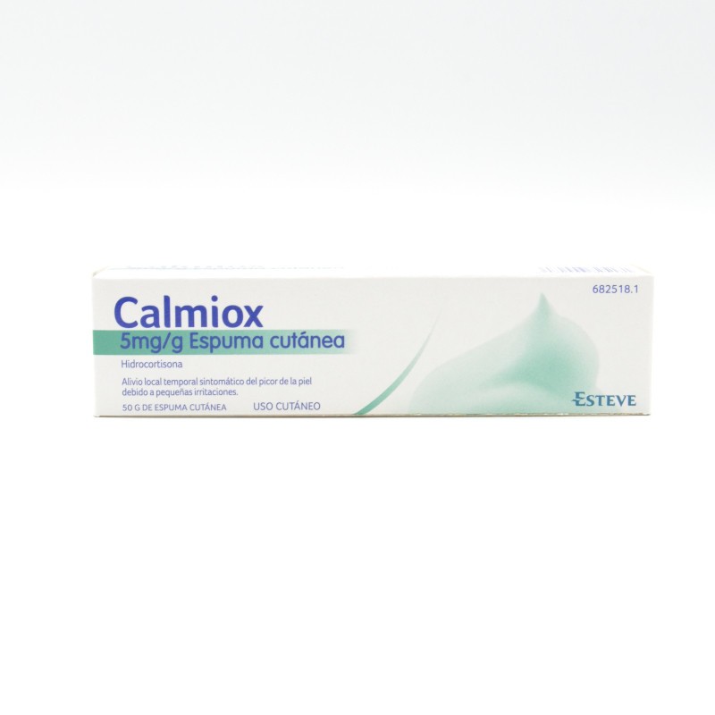 CALMIOX 5 MG/G AEROSOL TOPICO ESPUMA 50 G Picaduras, rozaduras y eccemas