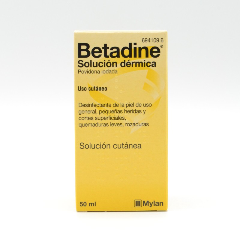 BETADINE 10% SOLUCION TOPICA 1 FRASCO 50 ML Cuidado de heridas