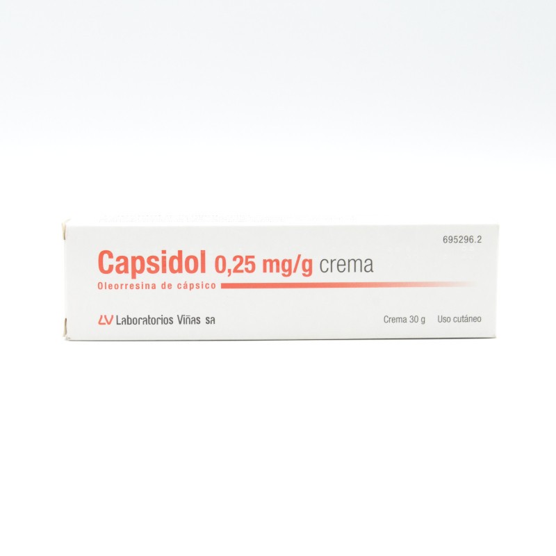 CAPSIDOL 0.25 MG/G CREMA 30 G Antiflamatorios tópicos