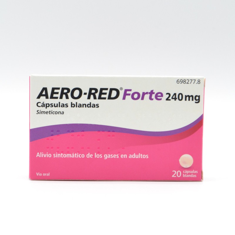 AERO RED FORTE 240 MG 20 CAPSULAS BLANDAS Antiflatulentos