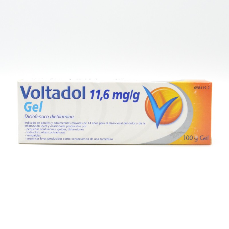 VOLTADOL 10 MG/G GEL TOPICO 100 G Antiflamatorios tópicos