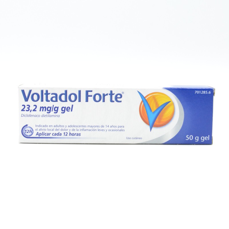 VOLTADOL FORTE 20 MG/G GEL TOPICO 50 G Antiflamatorios tópicos