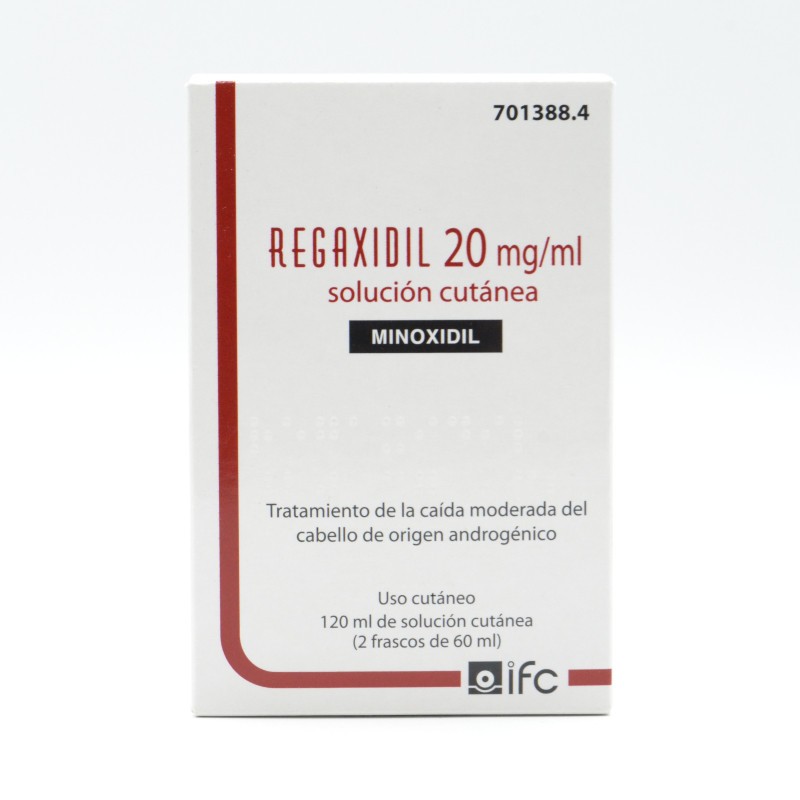 REGAXIDIL 20 MG/ML SOL CUTANEA 120 ML Caida del pelo REGAXIDIL 20 MG/ML SOL CUTANEA 120 ML Caida del pelo