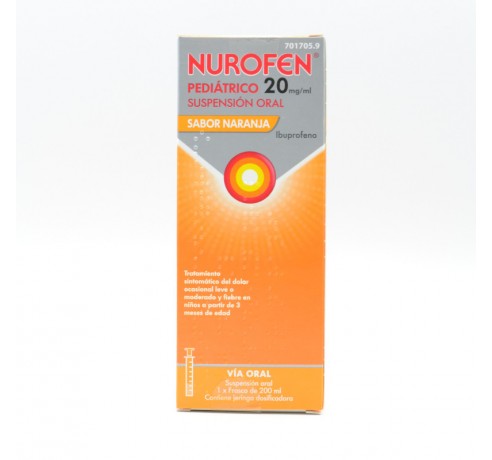 NUROFEN PEDIATRICO 20 MG/ML NARANJA SUSPENSION Ibuprofeno