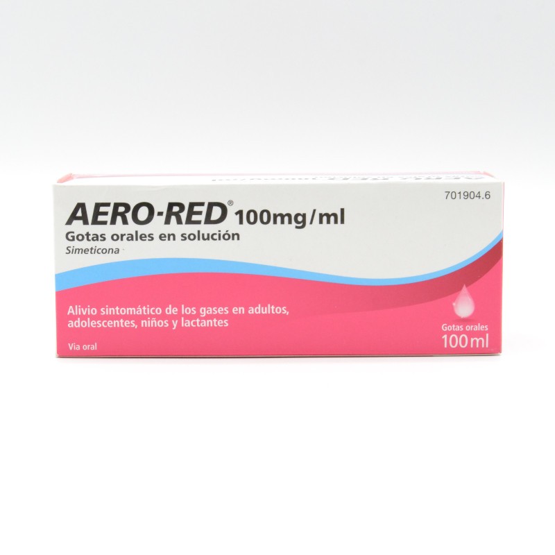 AERO RED 100 MG/ML GOTAS ORALES SOLUCION 100 ML Antiflatulentos