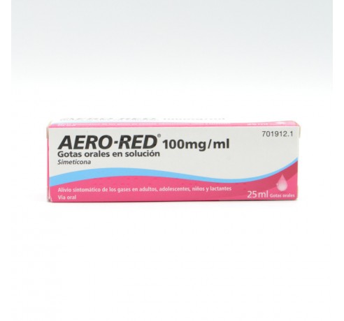 AERO RED 100 MG/ML GOTAS ORALES SOLUCION 25 ML Antiflatulentos