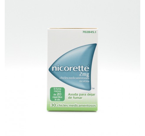 NICORETTE 2 MG 30 CHICLES Anti-tabáquicos