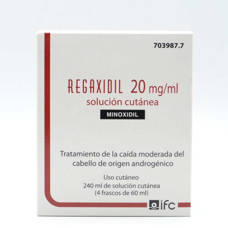 REGAXIDIL 20 MG/ML SOL CUTANEA 240 ML Caida del pelo REGAXIDIL 20 MG/ML SOL CUTANEA 240 ML Caida del pelo