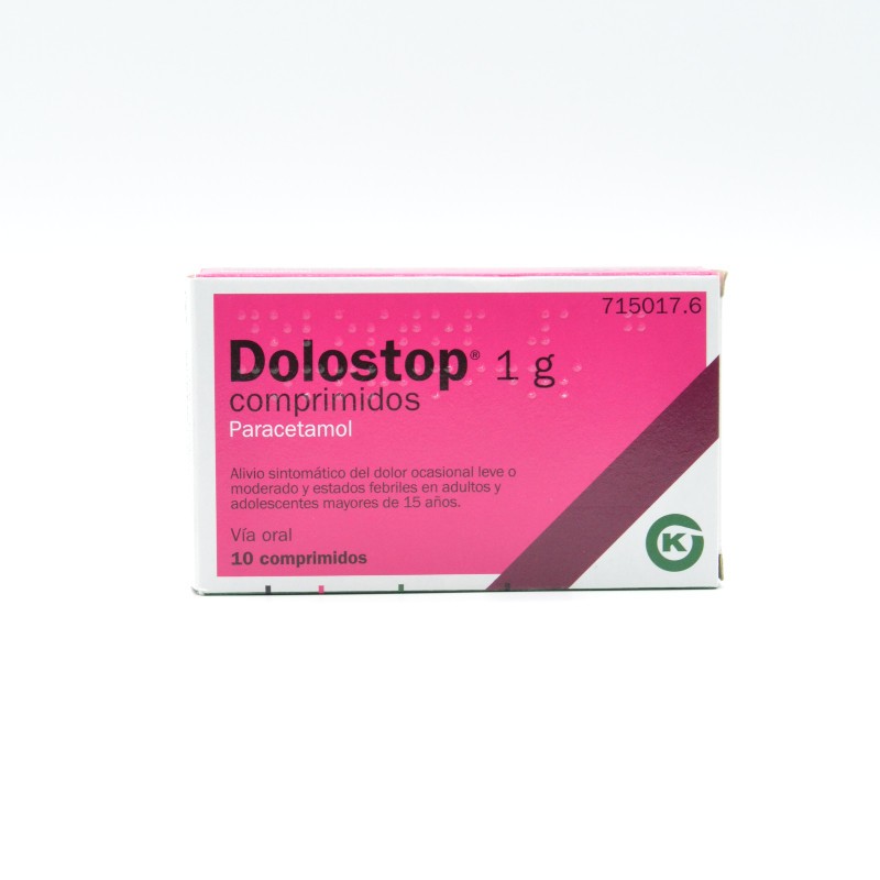 DOLOSTOP 1 G 10 COMPRIMIDOS Paracetamol