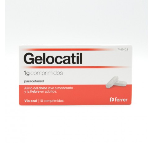 GELOCATIL 1G 10 COMPRIMIDOS Paracetamol