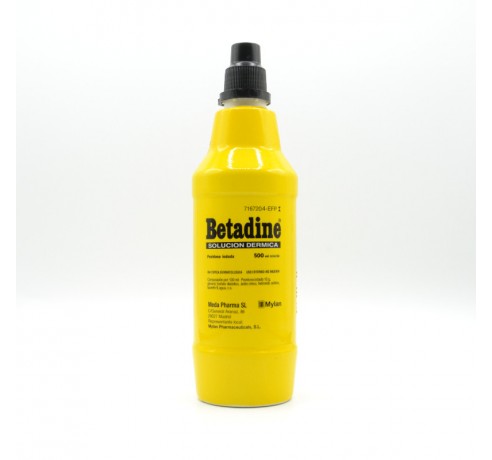 BETADINE 10% SOLUCION TOPICA 1 FRASCO 500 ML Cuidado de heridas