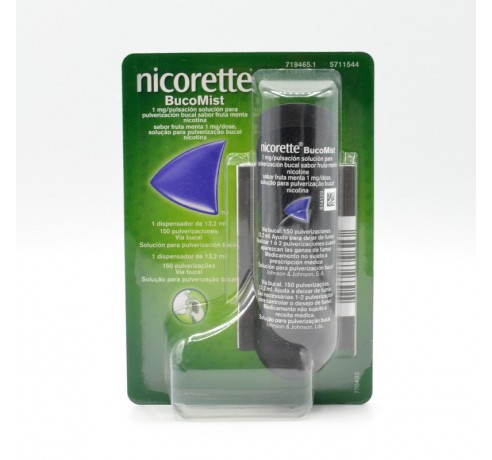 NICORETTE BUCOMIST FRUTA MENTA Anti-tabáquicos