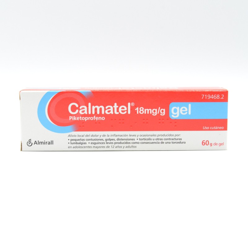 CALMATEL 18 MG/G GEL TOPICO 60 G Antiflamatorios tópicos