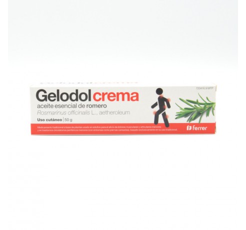 GELODOL CREMA 50 G Antiflamatorios tópicos