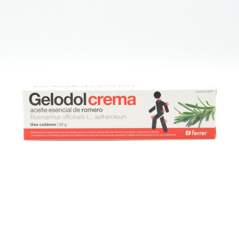 GELODOL CREMA 50 G Antiflamatorios tópicos
