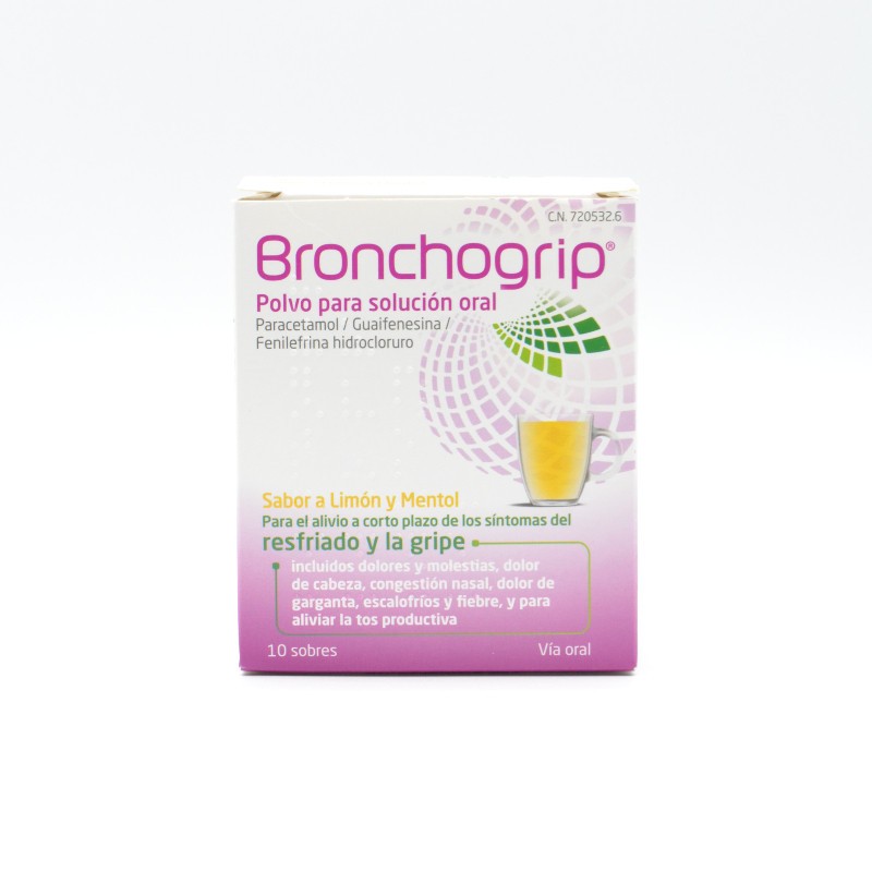 BRONCHOGRIP 10 SOBRES Antigripales