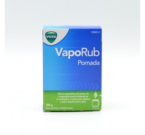 Vicks Vapo Rub Adultos Niños Niños 2 años + Larga Duración 8 Horas